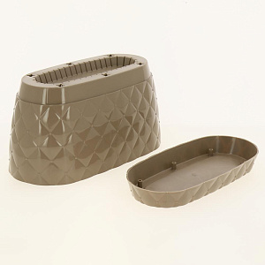 Кашпо 4,25л SUN PLASTIK ромб пластик 438 000000000001188652