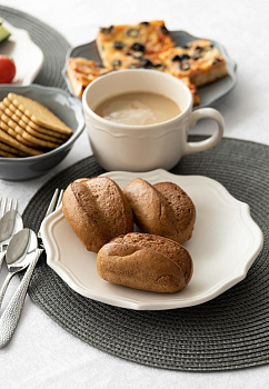 Тарелка десертная 21см DE'NASTIA Romeo кремовый матовый керамика 000000000001216762