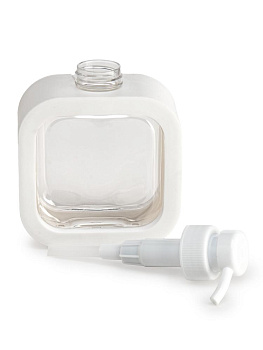 Диспенсер для мыла 500мл белый полипропилен 000000000001226466