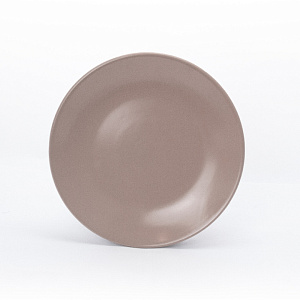 Тарелка десертная 20см матовая в ассортименте фарфор 282836 000000000001200484