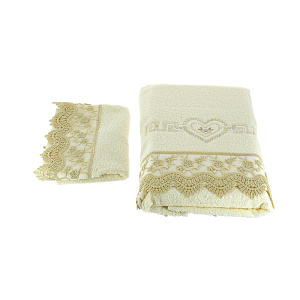 Набор полотенец Лориана-А Alma, 40x60 см, 60x110 см, 2 шт. 000000000001123535