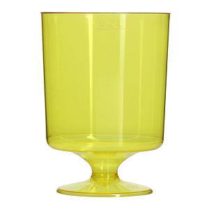 Набор одноразовых пластиковых бокалов, 200мл, пластик, 6 шт. 000000000001005854