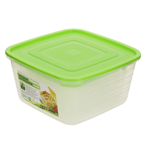 Набор контейнеров для СВЧ 4шт 450мл 900мл 1,4л 2,1л MARTIKA Унико квадратный пластик 000000000001084097