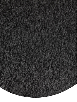 Салфетка сервировочная 45х32см LUCKY овал черный искусственная кожа ПВХ 000000000001214125