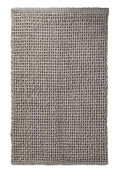 Коврик для ванной 50х80см LUCKY Wicker противоскользящий темно-серый хлопок/полиэстер 000000000001225649