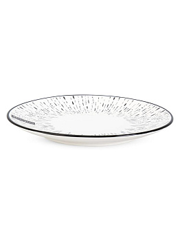 Тарелка десертная 20,5см ELRINGTON MILA SHANY белый/черный керамика 000000000001228508