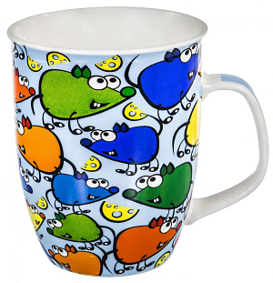 Кружка 350мл, NEW BONE CHINA,упаковка-гофрокороб, УДИВИТЕЛЬНЫЙ МИР,170-08029 000000000001192695