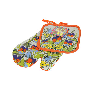 Набор прихватка и рукавица Калифорния Мультидом, хлопок, 2 предмета 000000000001126853