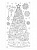 Оконное украшение Елочка с подарками из ПВХ пленки (крепится посредством статического эффекта) с раскраской на картонной подложке / 000000000001179819