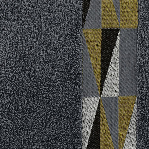 Полотенце 70х130см CLEANELLY BASIC Трианголи махровое плотность 460гр/м серый 100% хлопок ПЦ3501-4477,17-3914 000000000001201421