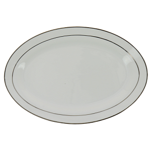 TUDOR Блюдо овальное 30,5см с платиновым кантом,TUM12000P 000000000001193746