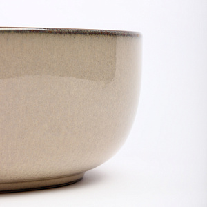 Салатник 22см глубокий бежевый глазурованная керамика 000000000001213947