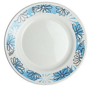 Мелкая тарелка Ромашки Кубаньфарфор, 17.5 см 000000000001005838