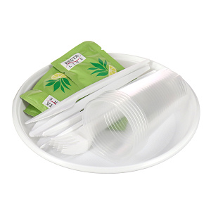 Набор одноразовой посуды для пикника Европак Трейд, 36 шт. 000000000001142534