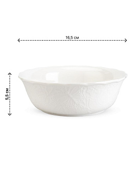 Салатник 16,5х5,5см Barocco фарфор 000000000001230133