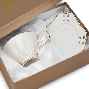 Пара чайная LAGARD 180мл/блюдце фарфор SH08082 000000000001219862