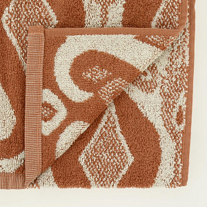 Полотенце 30х60см ДМ-ЛЮКС Амфора махровое плотность 400гр пестроткань 100% хлопок 000000000001181673