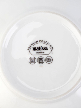Тарелка десертная 20см MATISSA Elegance фарфор 000000000001230099