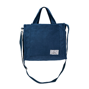 Сумка женская 26x23x10см индиго вельвет/полиэстер 000000000001221751