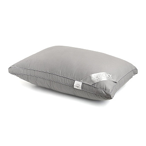 Подушка 48x70см LUCKY широкий край серый искусственный Лебяжий пух полиэстер 000000000001218988