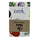 Набор кухонных полотенец 2шт 35х60см Доляна The natural cook 100%хлопок 000000000001206678