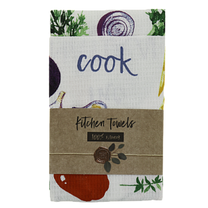 Набор кухонных полотенец 2шт 35х60см Доляна The natural cook 100%хлопок 000000000001206678