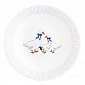 Тарелка суповая 22см FARFORELLE Гуси стеклокерамика