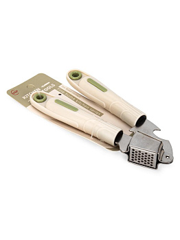 Чеснокодавка 20см в ассортименте нержавеющая сталь/полипропилен 000000000001229563