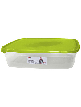 Емкость для СВЧ 4,85л прямоугольная пластик оливковая роща Bono GR2224ОЛ 000000000001197184