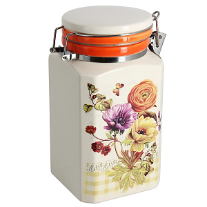 Банка для сыпучих продуктов Элегия Коралл, 1100мл 000000000001119126