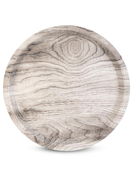 Поднос 30см круглый мрамор в ассортименте полипропилен 000000000001227887