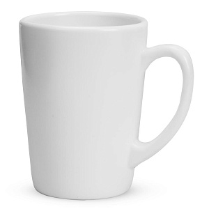 Кружка 350мл FORA белая опал 000000000001217512