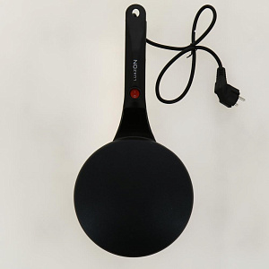 Блинница электрическая LuazON LBEL-03, d=20 см, тефлон,  800 Вт, черная 3666555 000000000001186375