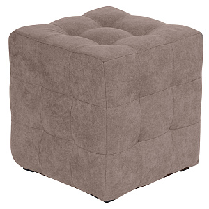 Пуф 40х40х42см DREAMBAG Лотос бежевый велюр 000000000001211373