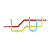 Вешалка Subway Umbra, разноцветный 000000000001123333