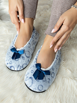 Туфли домашние-тапки р.39-40 LUCKY Лео фиолетовый полиэстер 000000000001204925