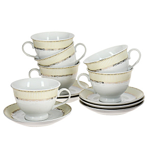 Чайный набор Золото Olaff, 12 предметов 000000000001170913