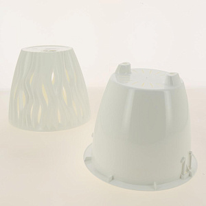 Кашпо со вставкой Вдохновение 2,25л цвет Белый/Белый артикул КШ-5738 пластик 000000000001194617