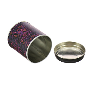 Банка для сыпучих продуктов 800мл НОВЫЙ АРГУМЕНТ Бута лиловая жестяная 000000000001102868