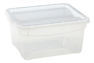 Ящик 19х15,7х9см 2л ECONOVA КРИСТАЛЛ универсальный бесцветный пластик 000000000001017410