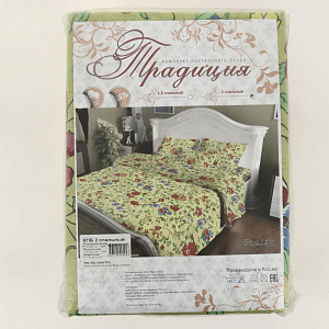 Комплект постельного белья Традиция, 2 спальное, бязь 000000000001028120