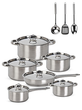 Набор посуды для приготовления 15 предметов нержавеющая сталь 000000000001229052