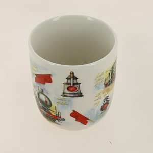 Кружка 440мл Транспорт 2 (2 дизайна) фарфор new bone GMT2 000000000001196868