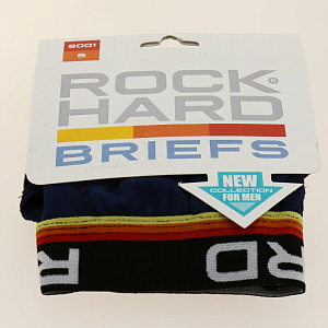 Трусы мужские слипы Rockhard BRIEFS S синий 95%хлопок 5%эластан 000000000001190399