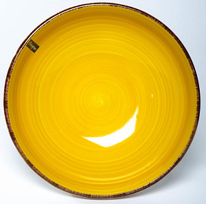 Салатник 23см/2,3л ELRINGTON АЭРОГРАФ Медовый керамика 000000000001211174