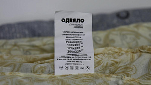 Одеяло 170х205см СВИТ Лайт плотность 150гр синтепон ткань полиэстер 000000000001206955