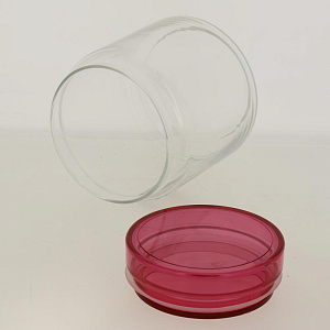 COLORLICIOUS Банка д/сыпучих 0,75л с розовой крышкой L8123 000000000001182530