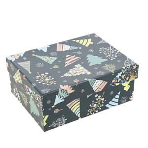 Коробка подарочная 17x13x7см РУТАУПАК В ожидании праздника прямоугольная 000000000001208351