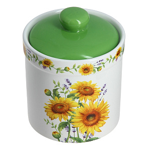 Банка для сыпучих продуктов Подсолнухи Matissa, 650мл 000000000001152611