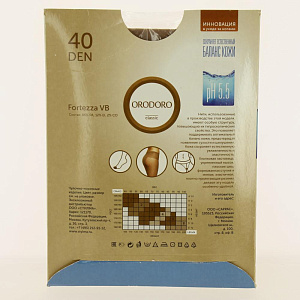 Колготки ORODORO (Fortezza VB) 40 Den, цвет легкий загар, размер 4 000000000001141250